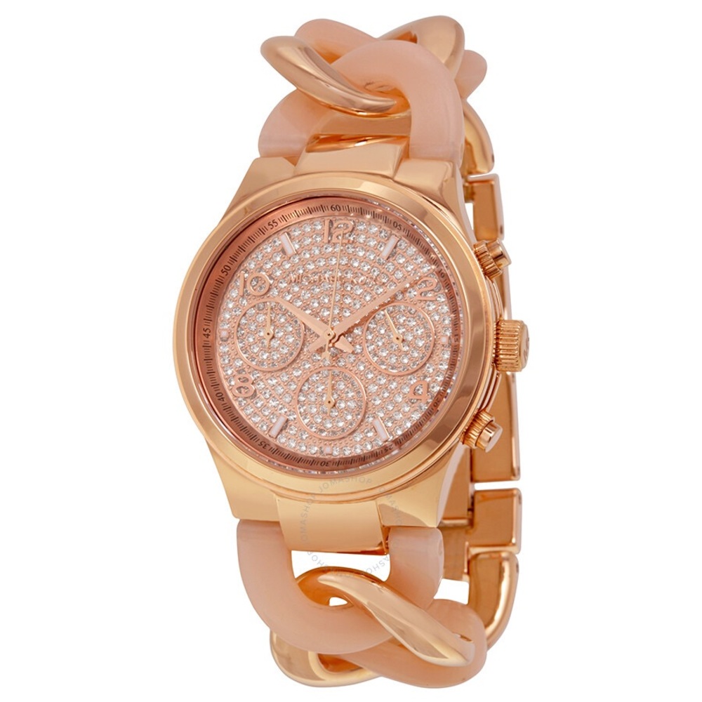 Michael Kors Rose Gold Crystal Watch (MK 4283)